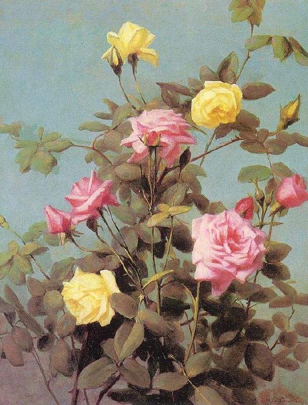 Lambdin, George Cochran Roses oil painting image